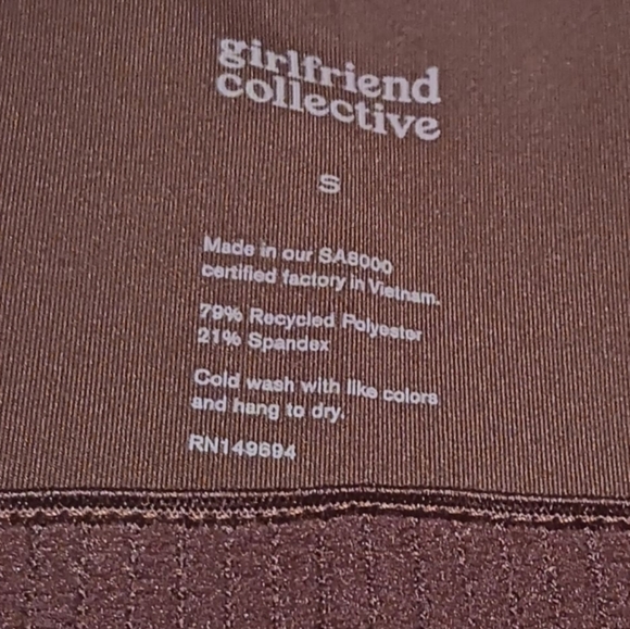 Girlfriend Collective Bianca One Shoulder Bra - Picture 4 of 6